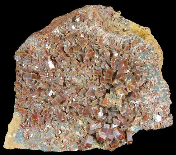 Red Vanadinite Crystal Cluster - BIG CRYSTALS! #39163